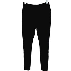 Athleta Size M Delancey Moto Tight Black Pockets Casual Athletic Ankle Zipper